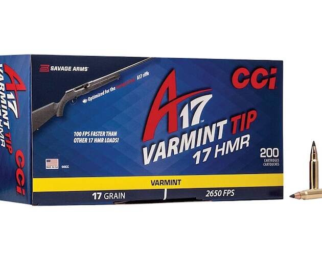 CCI A17 17 Hornady Magnum Rimfire (HMR) Ammo 17 Grain Polymer Tip
