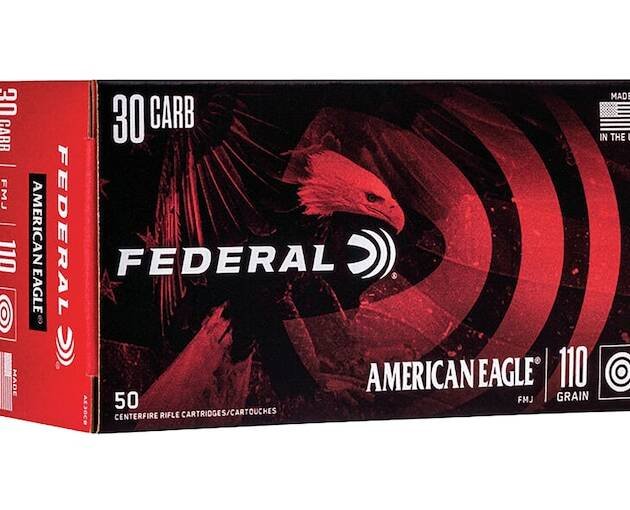 Federal American Eagle 30 Carbine Ammo 110 Grain Full Metal Jacket