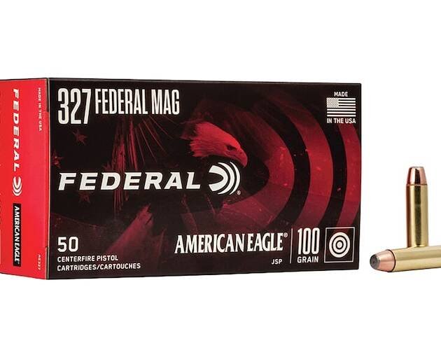 Federal American Eagle 327 Federal Magnum Ammo 100 Grain Jacketed Soft Point