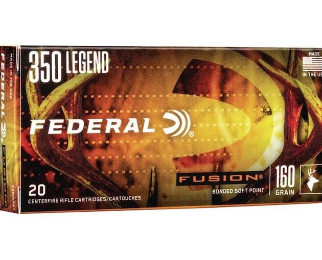 Federal Fusion 350 Legend Ammo 160 Grain Bonded Jacketed Soft Point