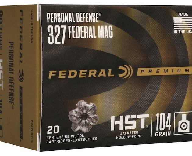 Federal Premium Personal Defense 327 Federal Magnum Ammo 104 Grain Federal HST Jacketed Hollow Point