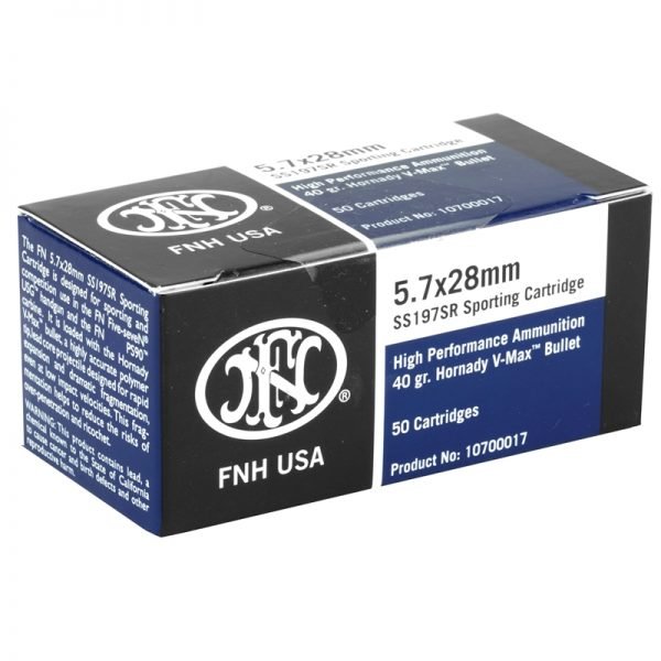 Federal SS197SR FN 5.7x28mm Ammo 40 Grain Hornady V-Max