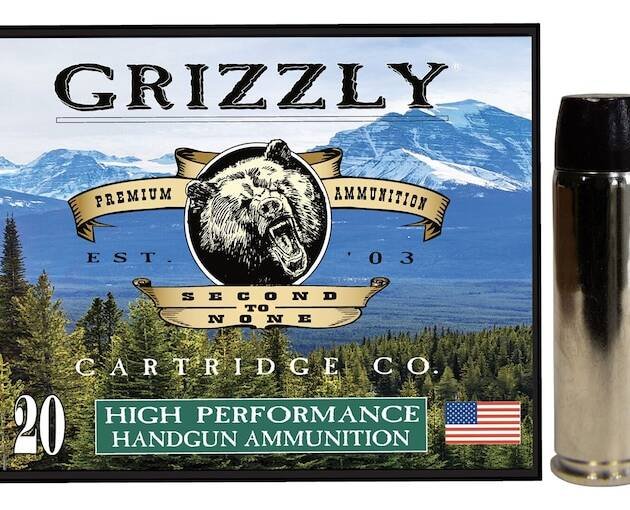 Grizzly Cartridge Bear Load 500 S&W Magnum Ammo 500 Grain Lead Long Wide Nose Gas Check