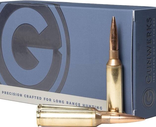 Gunwerks Long Range Hunting 22 Creedmoor Ammo 80 Grain Berger VLD Hollow Point