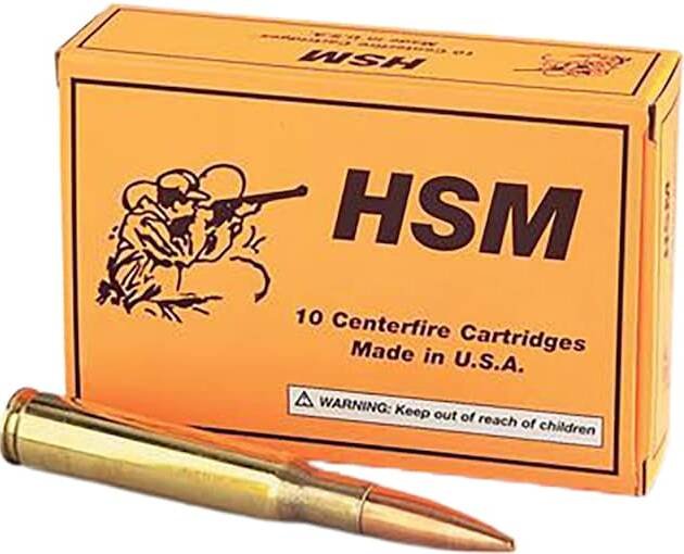 HSM 50 BMG Ammo 647 Grain Full Metal Jacket