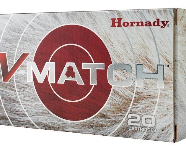 Hornady V-Match 22 ARC Ammo 62 Grain Hornady ELD-VT Polymer Tip
