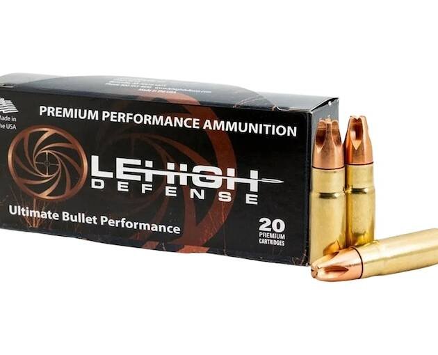Lehigh Defense Xtreme Penetrator 458 Socom Ammo 302 Grain Fluted Lead Free
