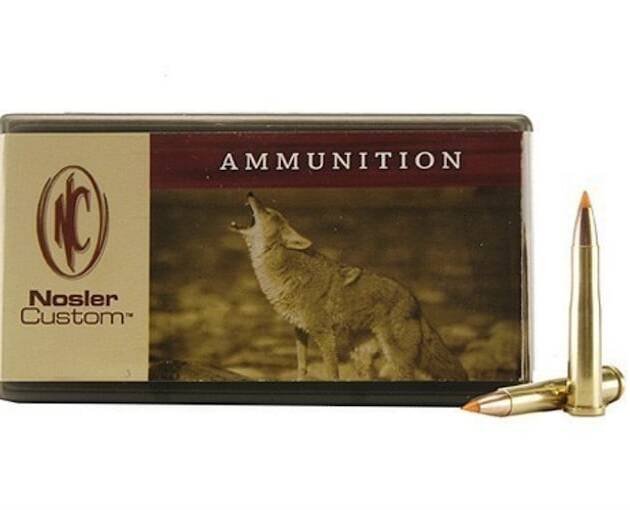 Nosler Custom 22 Hornet Ammo 40 Grain Nosler Ballistic Tip Polymer Tip