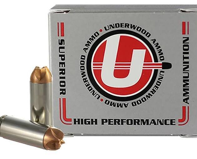 Underwood 50 Action Express Ammo 230 Grain Lehigh Xtreme Defense Fluted Lead Free