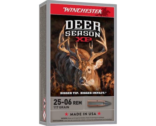 Winchester Deer Season XP 25-06 Remington Ammo 117 Grain Winchester Extreme Point Polymer Tip