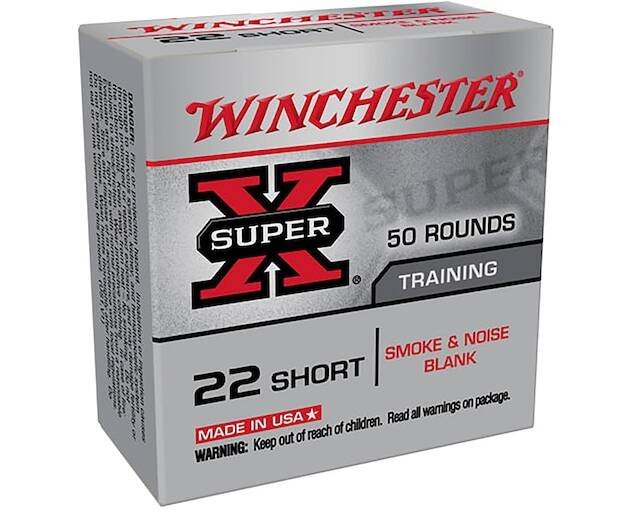 Winchester Super-X 22 Short Blank Ammo