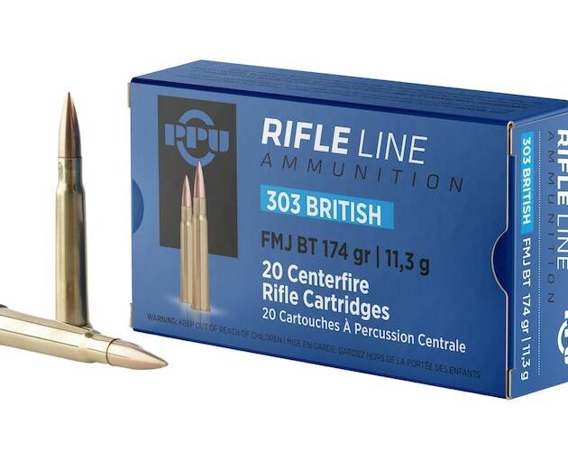 PPU 303 British Ammo 174 Grain Full Metal Jacket