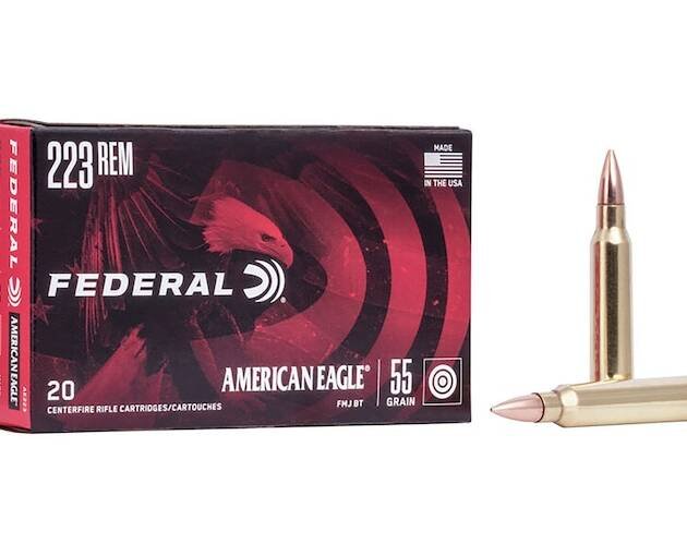 Federal American Eagle 223 Remington Ammo 55 Grain Full Metal Jacket Of 1000