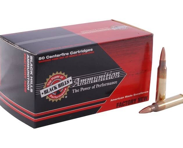 Black Hills 223 Remington Ammo 77 Grain Sierra MatchKing Jacketed Hollow Point Box of 500