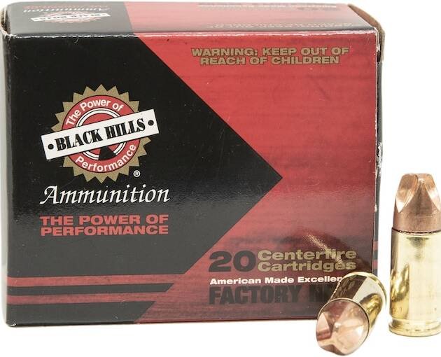 Black Hills HoneyBadger 9mm Luger Ammo 125 Grain Lehigh Xtreme Defense Fluted Lead Free Box of 500