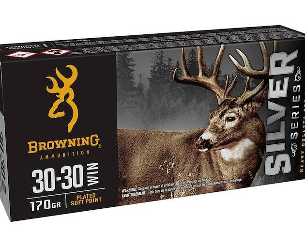 Browning Silver Series 30-30 Winchester Ammo 170 Grain Jacketed Soft Point Box of 500
