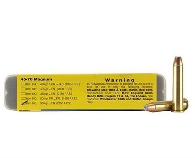 Buffalo Bore 45-70 Government Ammo 300 Grain Jacketed Hollow Point Box of 300
