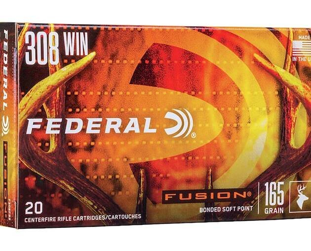 Federal Fusion 308 Winchester Ammo 165 Grain Jacketed Soft Point Box of 500