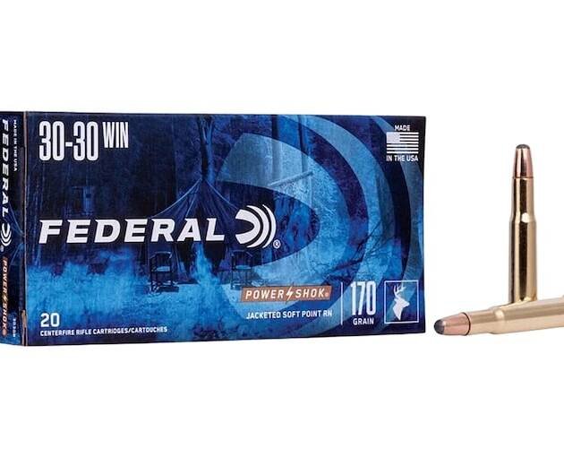 Federal Power-Shok 30-30 Winchester Ammo 170 Grain Jacketed Soft Point Box of 500