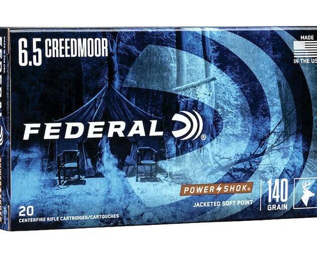 Federal Power-Shok 6.5 Creedmoor Ammo 140 Grain Jacketed Soft Point Box of 500