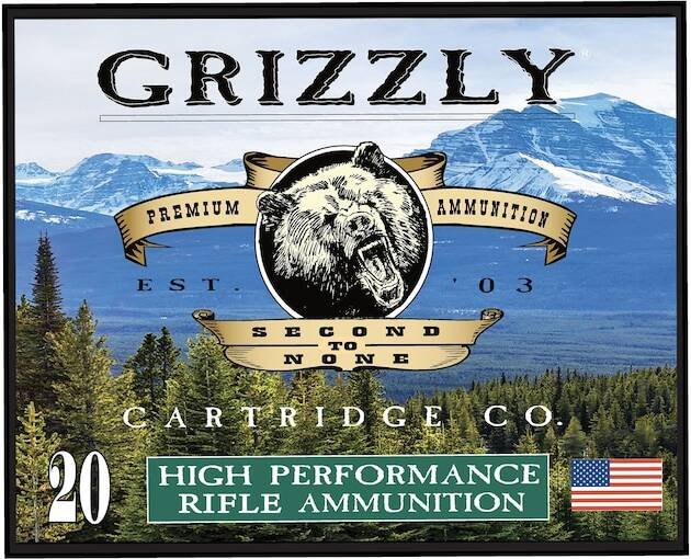 Grizzly Cartridge Bear Load 45-70 Government +P Ammo 525 Grain Full Metal Jacket Box of 300