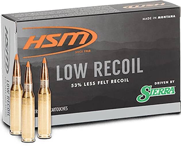 HSM Low Recoil 6.5 Creedmoor Ammo 140 Grain Polymer Tip Box of 500