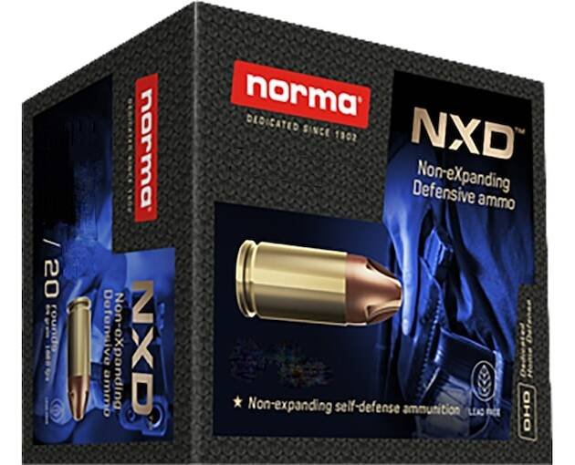 Norma NXD 9mm Luger Ammo 65 Grain Norma NXD Fluted Lead Free Box of 1000