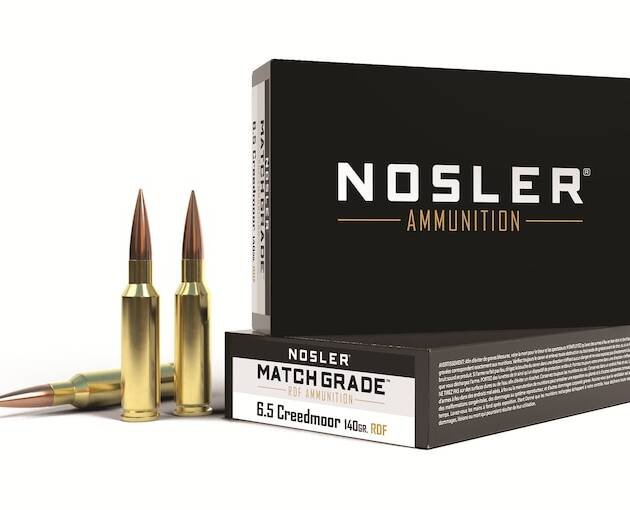 Nosler Match Grade 6.5 Creedmoor Ammo 140 Grain Nosler RDF Jacketed Hollow Point Box of 500