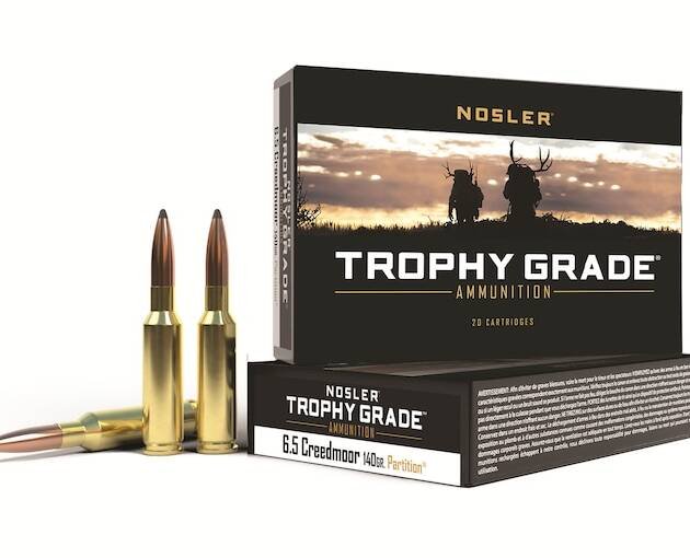 Nosler RMEF Trophy Grade 6.5 Creedmoor Ammo 140 Grain Partition Jacketed Soft Point Box of 500
