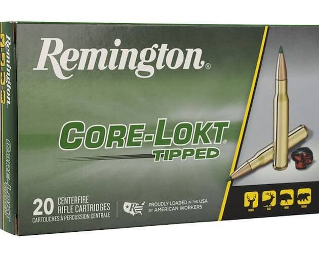 Remington Core-Lokt Tipped 308 Winchester Ammo 150 Grain Polymer Tip Box of 500
