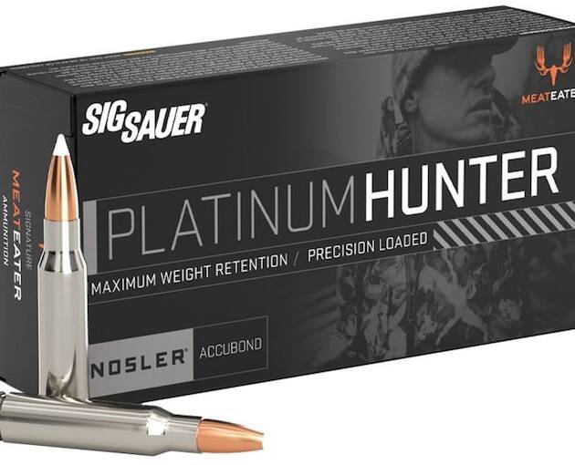 Sig Sauer Platinum Hunter 6.5 Creedmoor Ammo 140 Grain Nosler AccuBond Bonded Polymer Tip Box of 500
