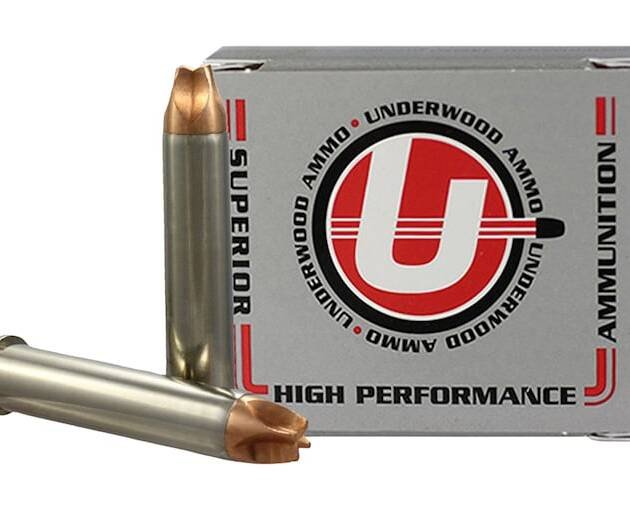 Underwood 45-70 Government +P Ammo 325 Grain Lehigh Xtreme Defense Fluted Lead Free Box of 300