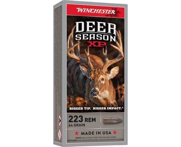 Winchester Deer Season XP 223 Remington Ammo 64 Grain Winchester Extreme Point Polymer Tip Box of 500