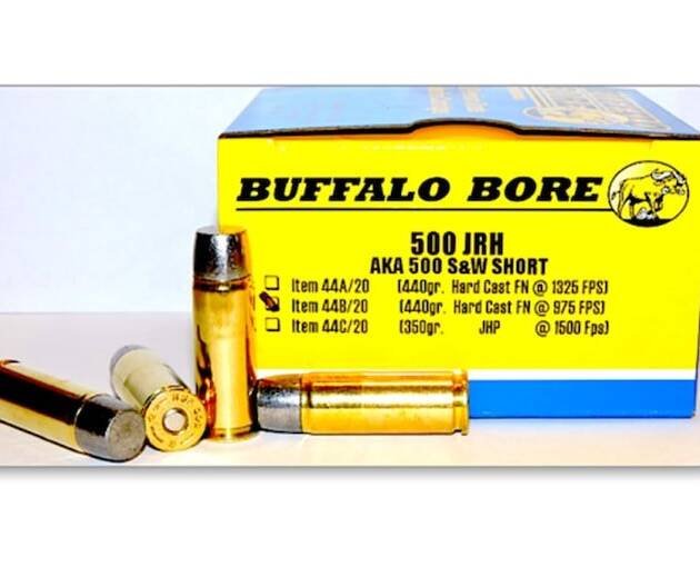 Buffalo Bore Dangerous Game 500 JRH Ammo 400 Grain Lehigh Match Solid Flat Nose Lead Free Box of 300