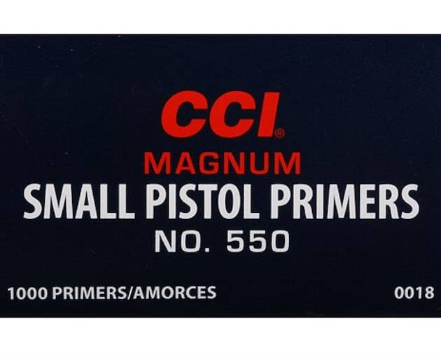CCI Small Pistol Magnum Primers #550