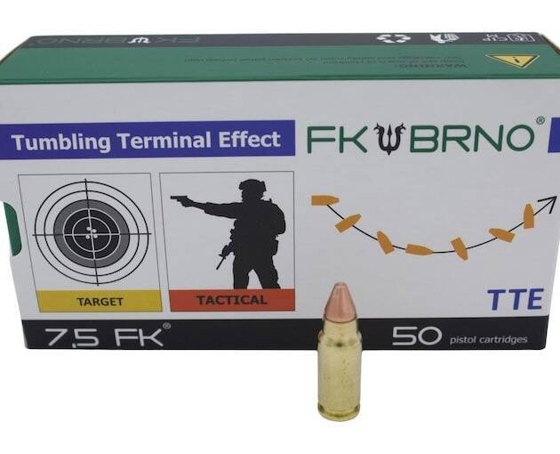 FK BRNO F7 7.5 FK Ammo 101 Grain Solid Lead Free Box of 300