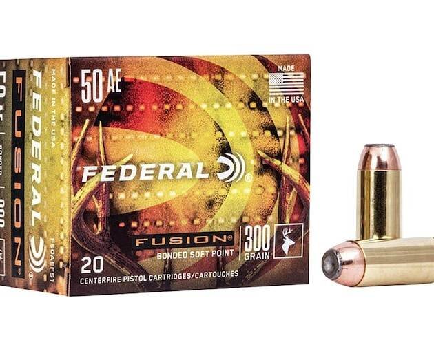 Federal Fusion 50 Action Express Ammo 300 Grain Jacketed Hollow Point Box of 500