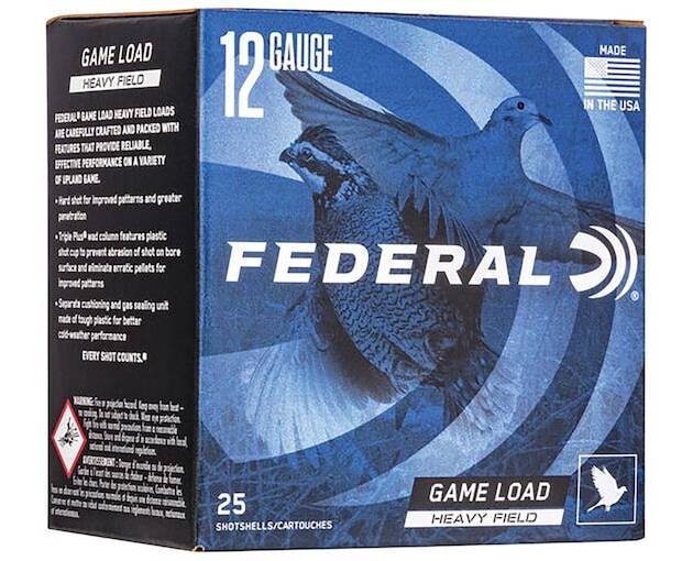 Federal Game Load Upland Heavy Field 12 Gauge Ammo