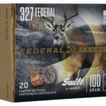 Federal Premium 327 Federal Magnum Ammo 100 Grain Swift A-Frame Jacketed Hollow Point Box of 500