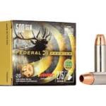 Federal Premium 500 S&W Magnum Ammo 275 Grain Barnes XPB Solid Hollow Point Lead Free Box of 200