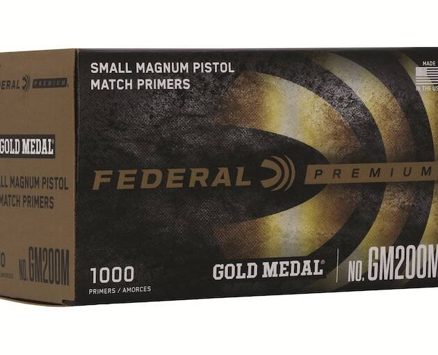 Federal Premium Gold Medal Small Pistol Magnum Match Primers #200M