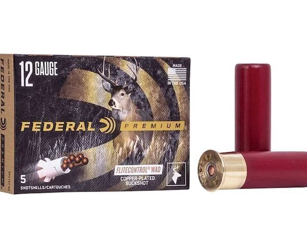 Federal Premium Vital-Shok 12 Gauge Buckshot Ammo 3 with Flitecontrol Wad
