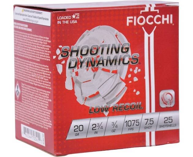 Fiocchi Exacta Superior Target Trainer 20 Gauge Ammo