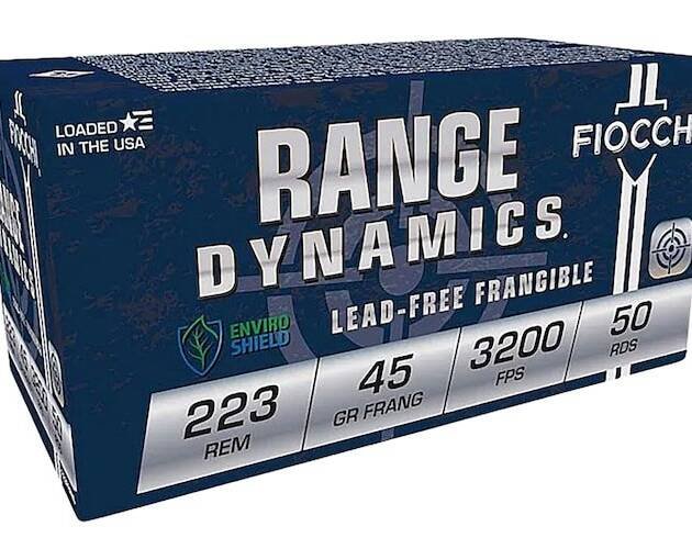 Fiocchi Range Dynamics 223 Remington Ammo 45 Grain Frangible Round Nose Box of 500