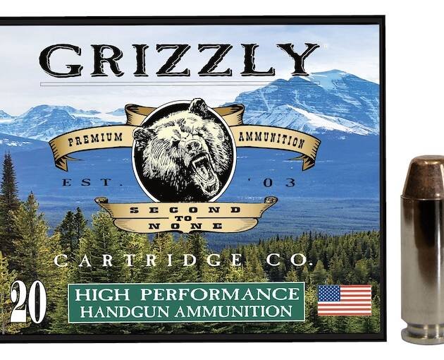 Grizzly Cartridge Bear Load 10mm Auto Ammo 220 Grain Full Metal Jacket