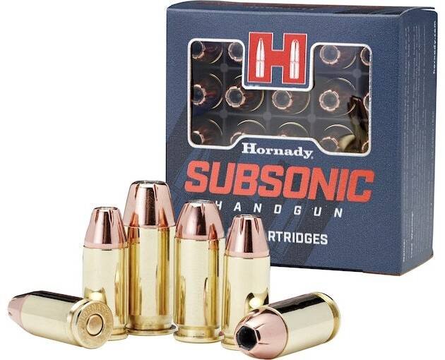Hornady Subsonic 9mm Luger Ammo 147 Grain Hornady XTP Jacketed Hollow Point Box of 500