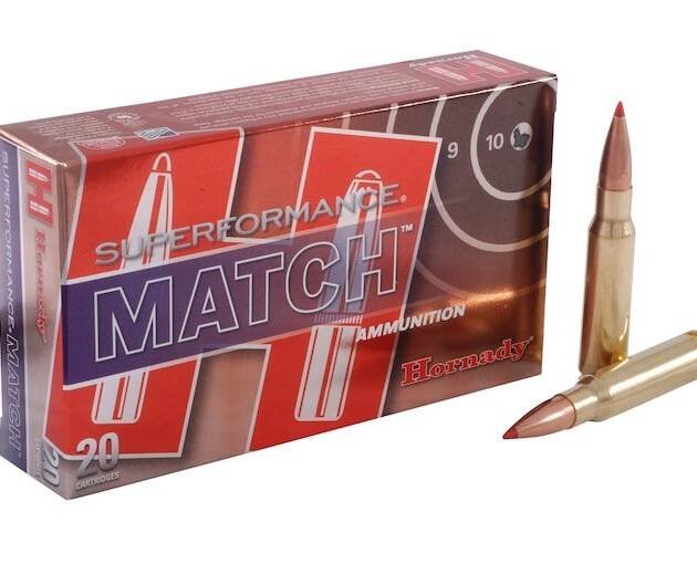 Hornady Superformance Match 308 Winchester Ammo 168 Grain Hornady ELD Match Polymer Tip Box of 500