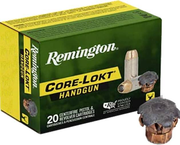 Remington Core-Lokt 10mm Auto Ammo 200 Grain Semi-Jacketed Hollow Point