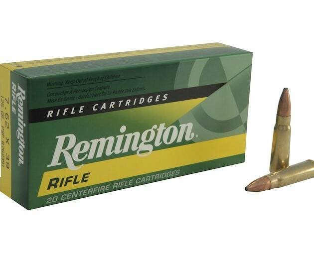 Remington Core-Lokt 7.62x39mm Ammo 125 Grain Pointed Soft Point Box of 500