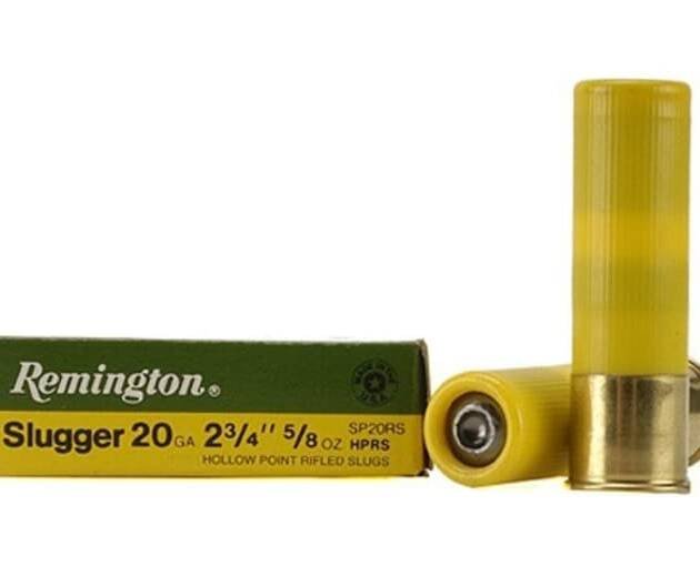 Remington Slugger 20 Gauge Rifled Slug